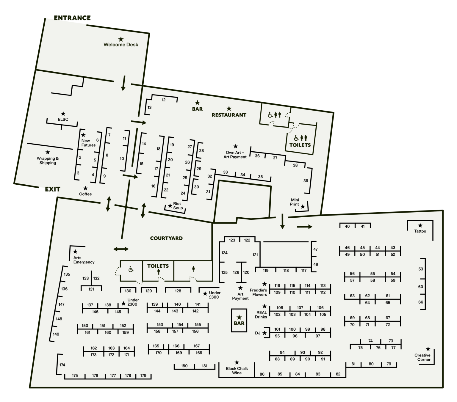 Fair Map London The Other Art Fair
